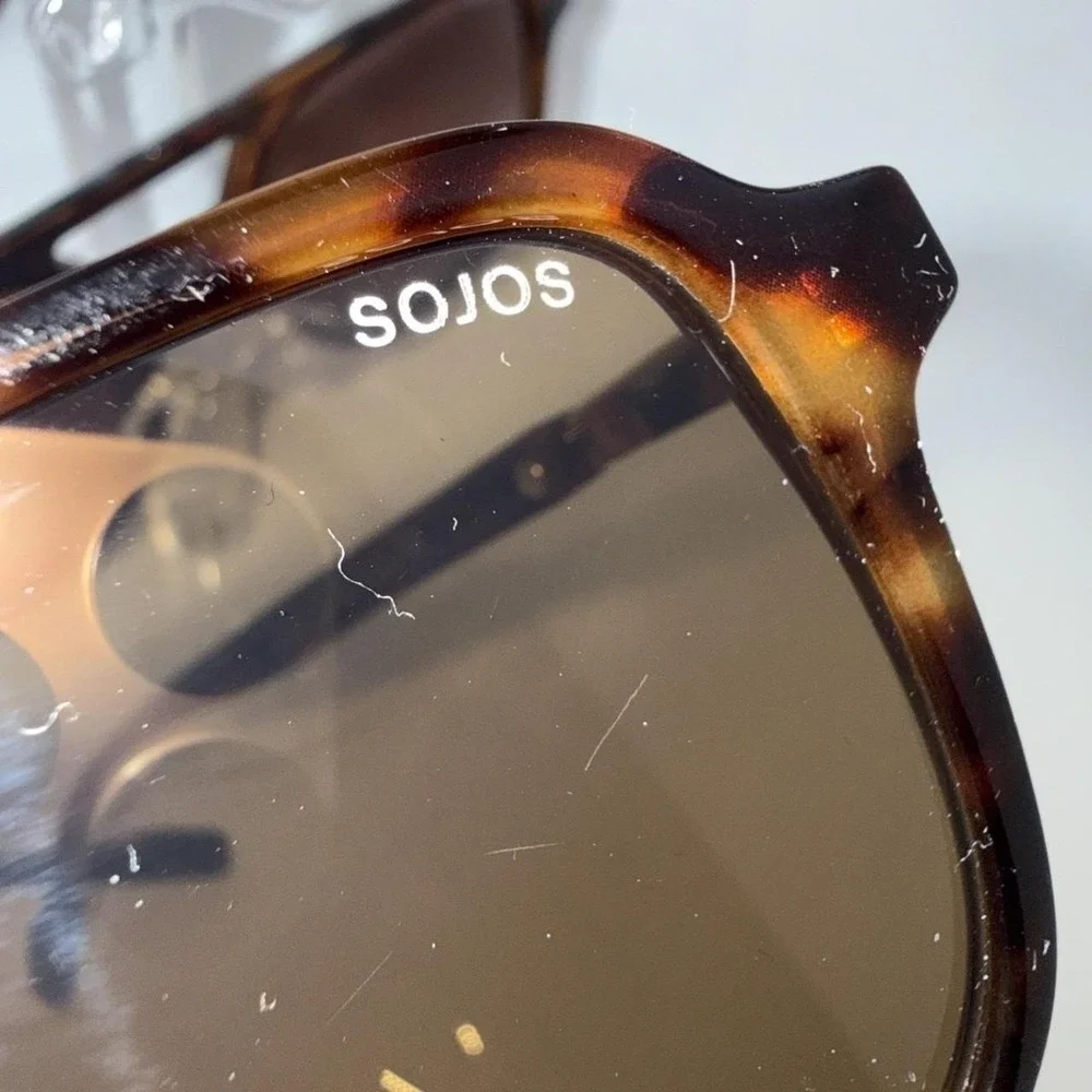 2-Pair SOJOS Retro Classic Aviator Polarized Sunglasses Unisex Tortoise Shades
